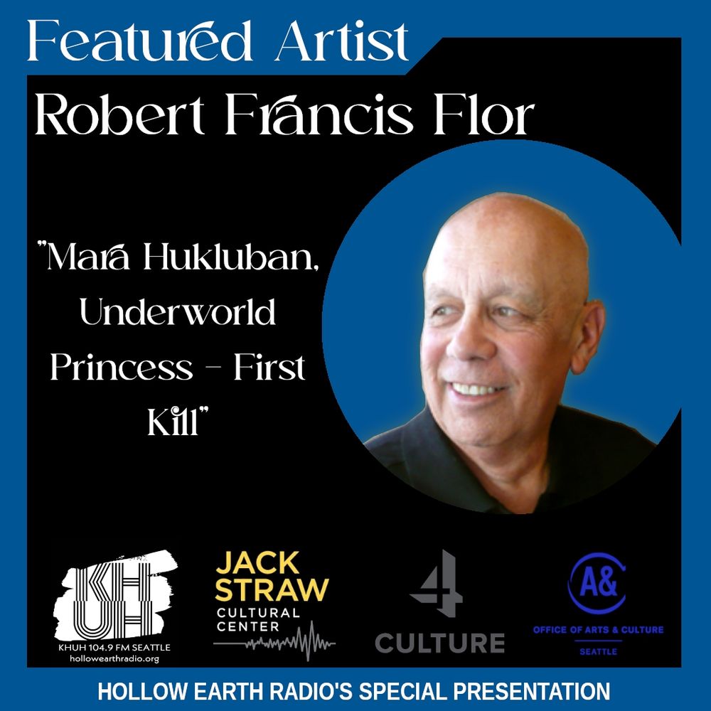 Image of Robert Francis Flor, Filipino Autor. Tonight at 8pm on @khuh.bsky.social A 
new play by Robert Fracis Flor: "Mara Hukluban, Underworld Princess – First Kill" episodes 1 and 2 will be broadcasted. Repeats on March 9th also at 8pm (pacific)