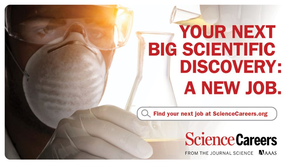 Your next big scientific discover: a new job. 