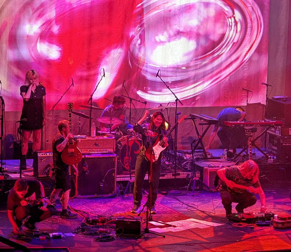 Kim Deal onstage at Thalia Hall in Chicago.