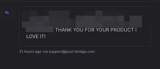 every day i wakeup to me thinking my product is not good enough and i criticize myself about it constantly 

then someone will mail me something like this :')