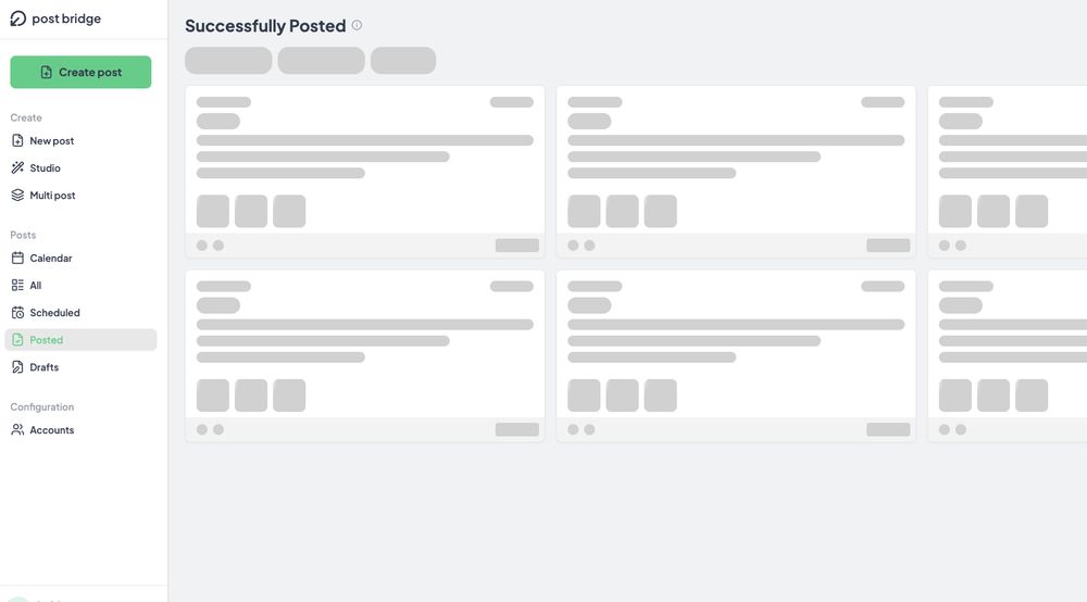 back to serving my wonderful customers

today's product updates for @ post-bridge.com
- fixed ghost post/ duplicate post bug (rare edge case)
- fixed custom blog CMS issues
- added pinterest title input
- faster loading and snappier UI on post tabs

lots more work to be done