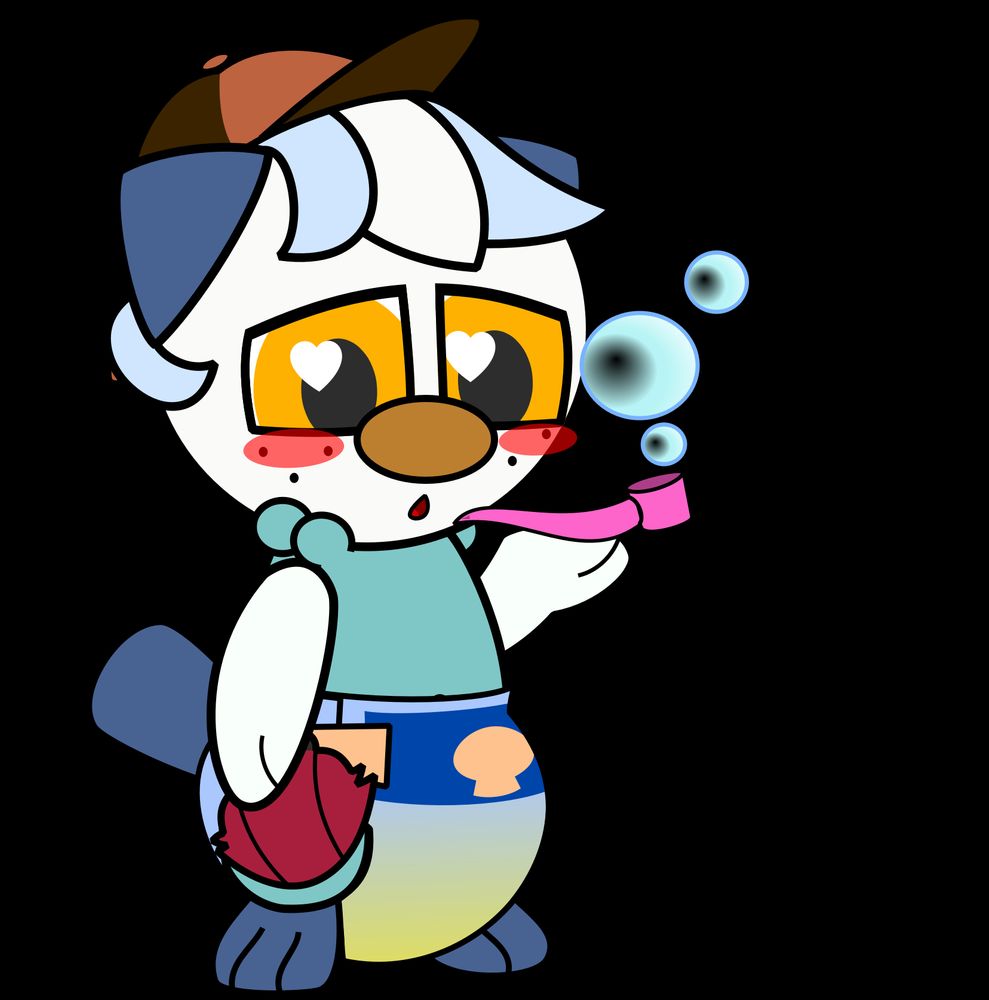 Ditto, except he's wet his diaper, and seems surprised by it~