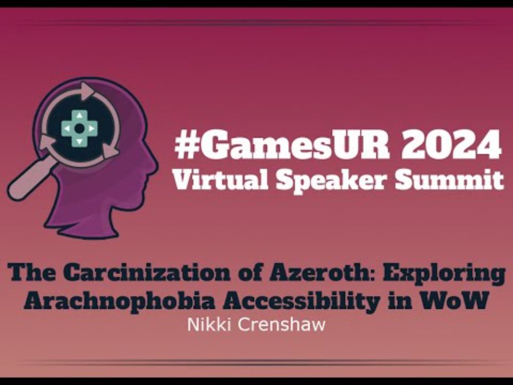 The Carcinization of Azeroth: Exploring Arachnophobia Accessibility in World of Warcraft - Crenshaw