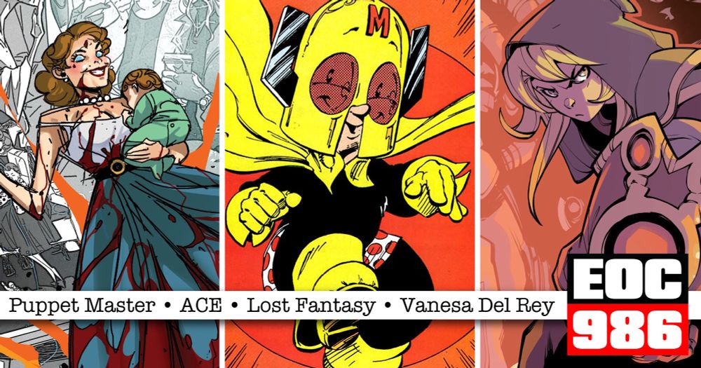 Image associated with 11 O’Clock Comics Episode 986 featuring are from Mommy Blog, ‘mazing Man, and Battle Chasers.