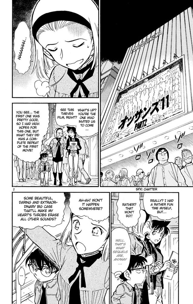 detective conan page featuring the film ocean's eleven