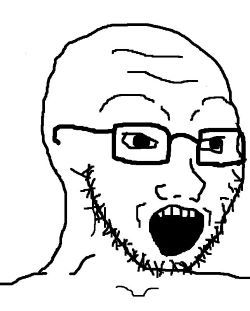 “Soyjak” reaction image