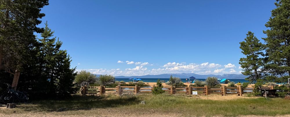 Landscape photo of South Lake Tahoe, at Baldwin Beach