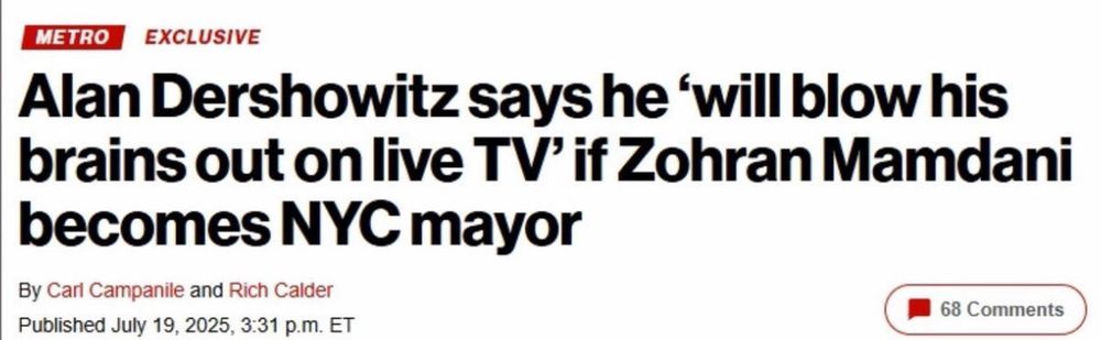 Dersh says he is going to un alive 