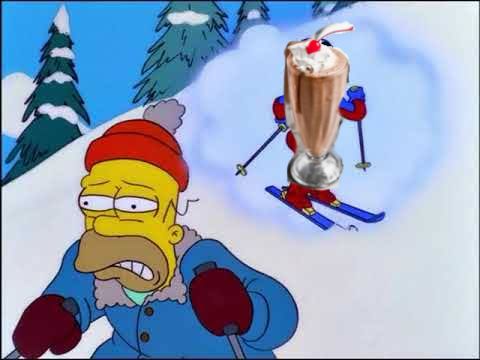 Homer’s thinking of sexy chocolate milkshakes.