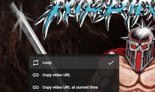 bluesky user named "comrade skateboard" is setting the latest youtube video from canadian rock band "the dirty nil" to "loop"