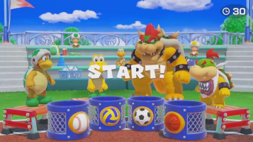 a screenshot of a video game with the word start on the screen