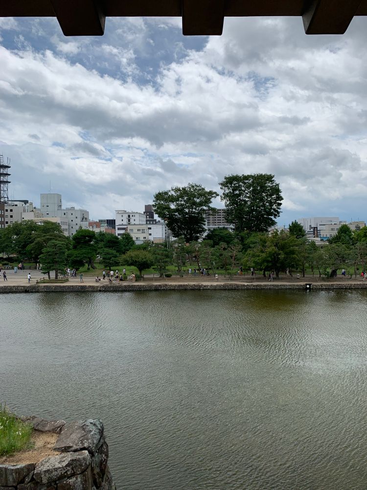 松本城　月見櫓からの眺め