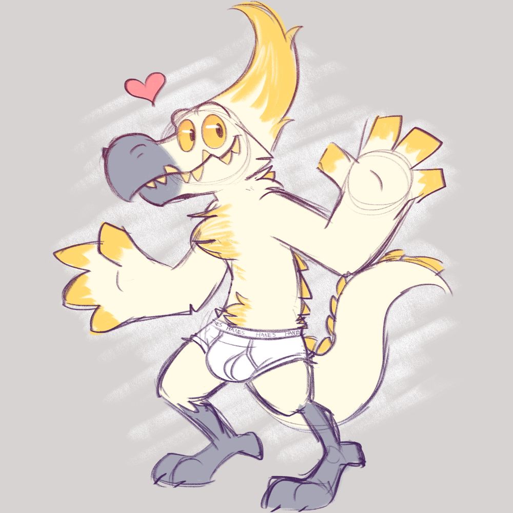 Similar pose to the previous, but he's not reaching out as far, and also I drew it two years later.