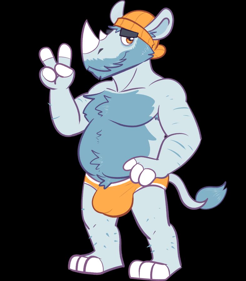 Bulgy rhino dad