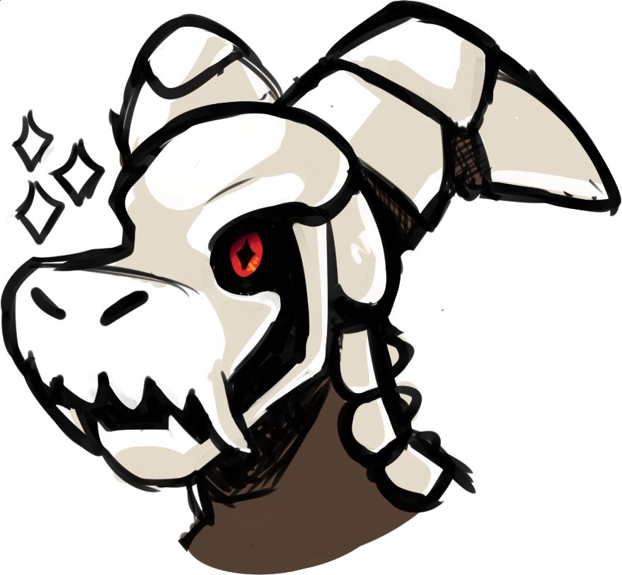 Jet in dragon bone armor. But, like, it's vegan dragon bones. No actual dragons were harmed to make this armor.