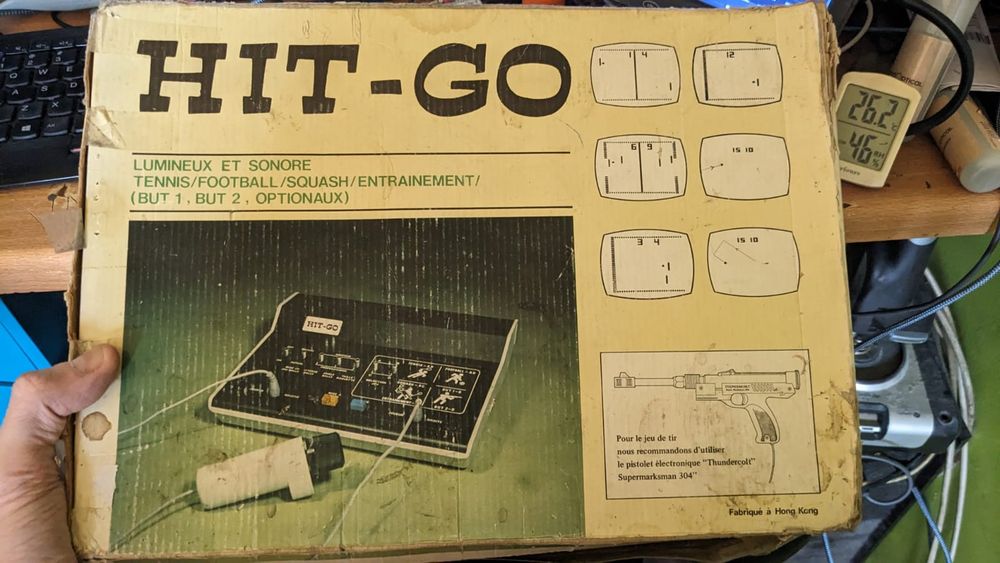Une console HIT-GO (pour jouer à Pong)