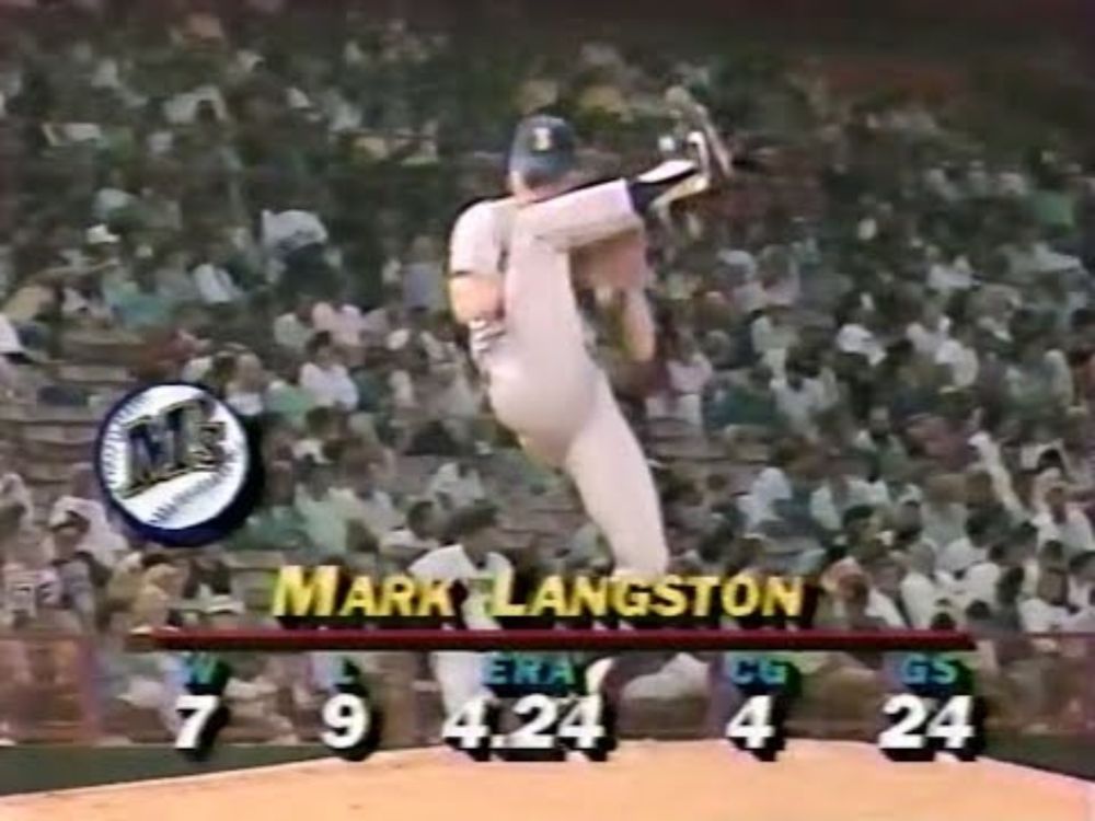 Mariners vs Angels (8-8-1988, joined in progress, middle 1st)