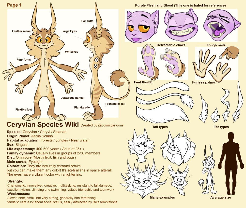 This is the first page of an original species wiki page, the species is open as long as a credit is included and the rules are respected!