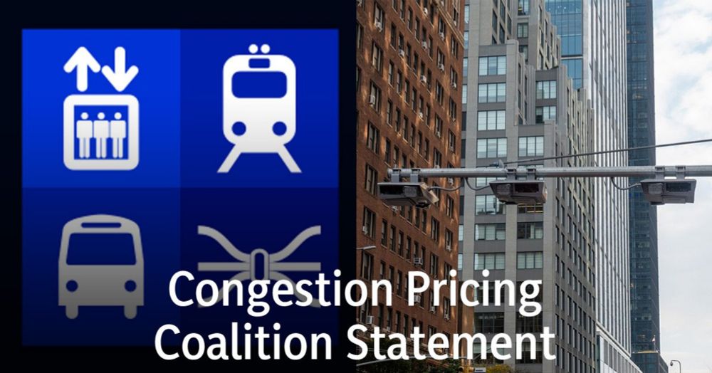 Congestion Pricing Coalition Statement — Effective Transit Alliance New York