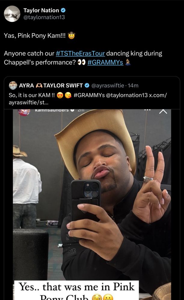 screenshot of taylor nations tweet from twitter