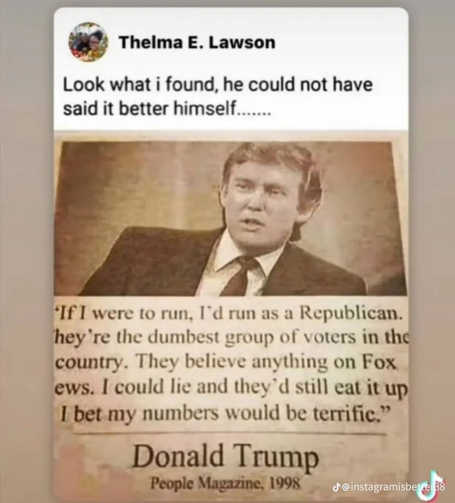 He hates his own voters