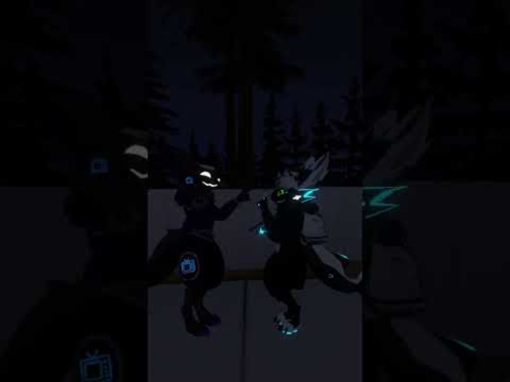 Two Protogens should cancel each other out!  #protogen #furry #vrchat