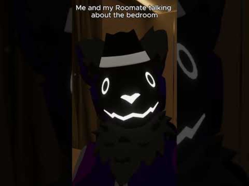 Me and my Roommate  #protogen #furry #vrchat