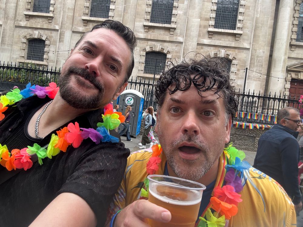 Me and my brother outside Halfway to Heaven