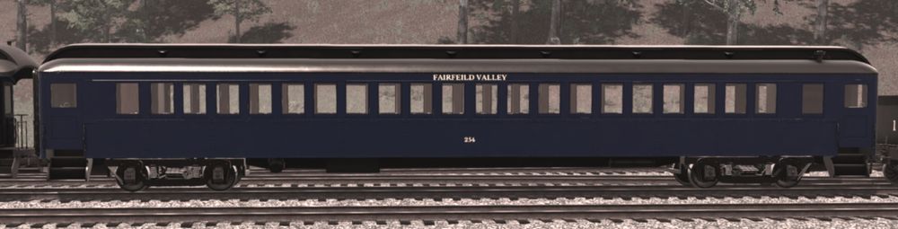 The first all steel passenger car on the FFVR.