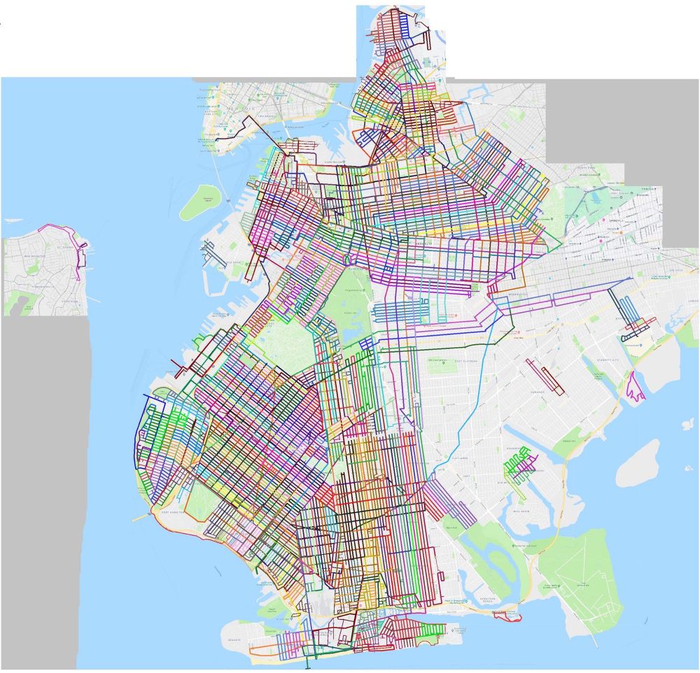 A map of every street in Brooklyn that I’ve walked since 2019. About 2/3 finished