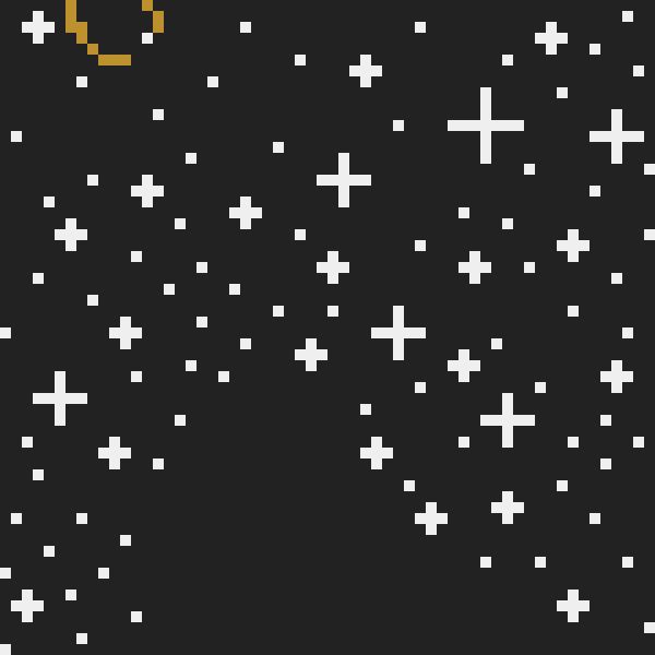  at first the starry sky is empty of anything but stars. Then, a small blue whirlwind appears ! It's a kitty that flies a bit while rotating...until going way too fast and becoming a whirlwind again, shrouded in wind. Spinning so fast that the stars on kitty's cape leave a golden trail in the sky...Kitty faces us again and opens eyes until some magic blows them away !