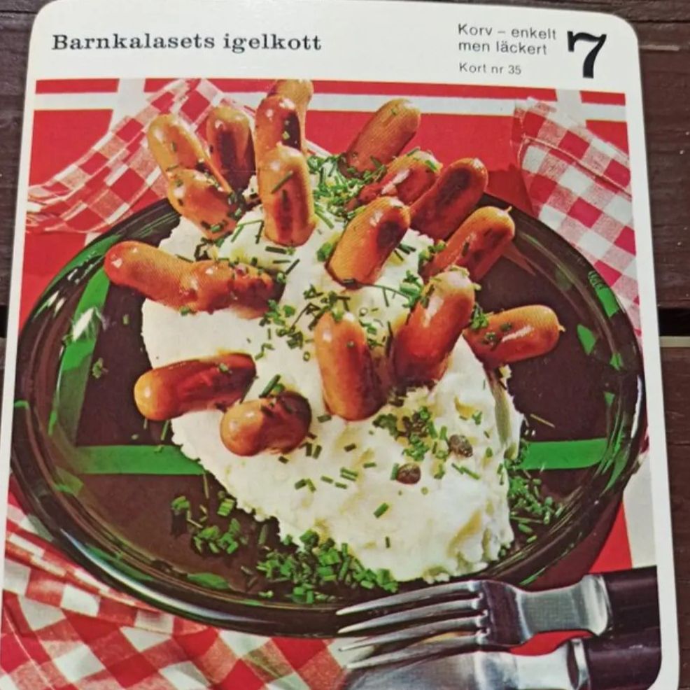 Barnkalas igelkott

Korvar nedstoppade i mos