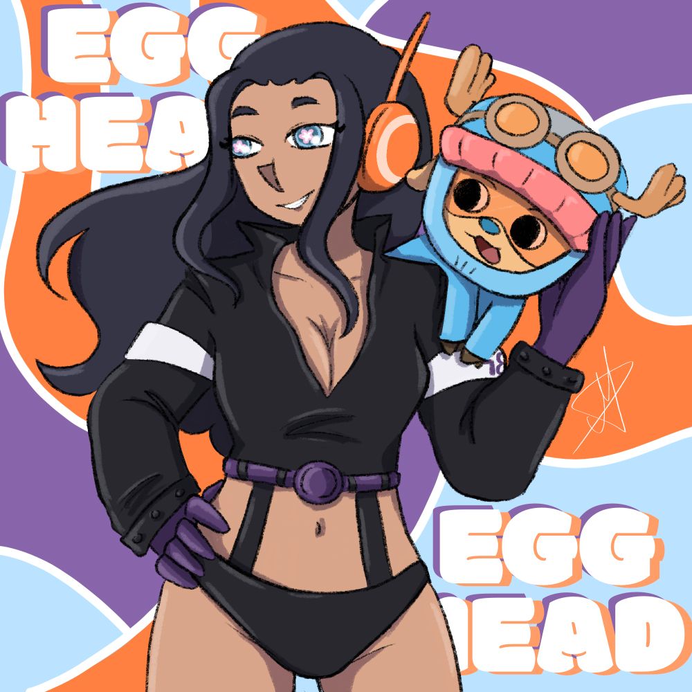 Very pretty NicoRobin and Chopper in their egghead outfits