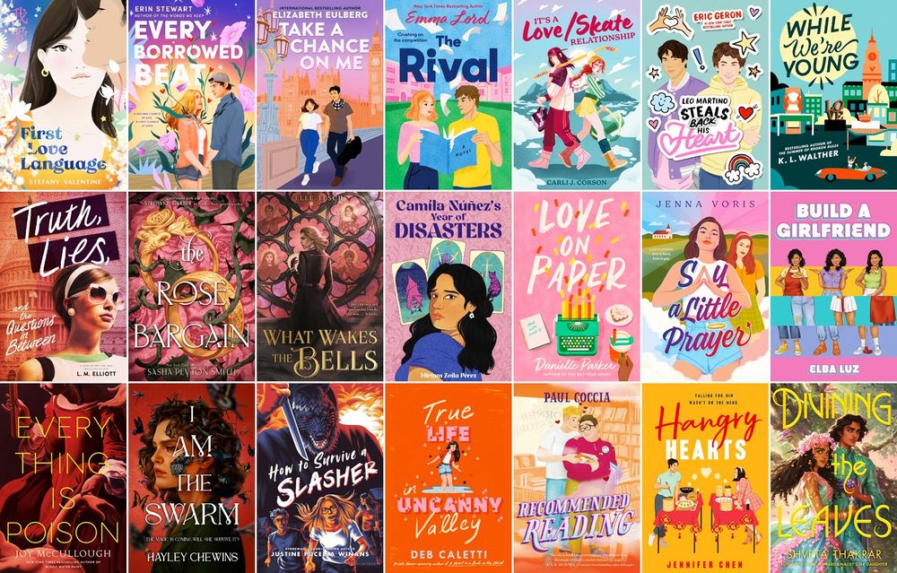 A compilation of 21 YA book being published between January-March 2025.