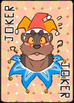 Wolverine in a joker card from balatro