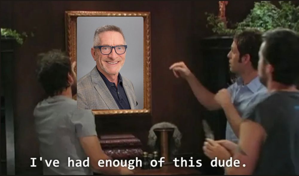 it's always sunny i've had enough of this dude but it's dan ryan in the frame 