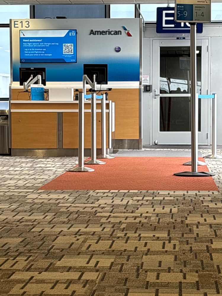 Airline airport gate