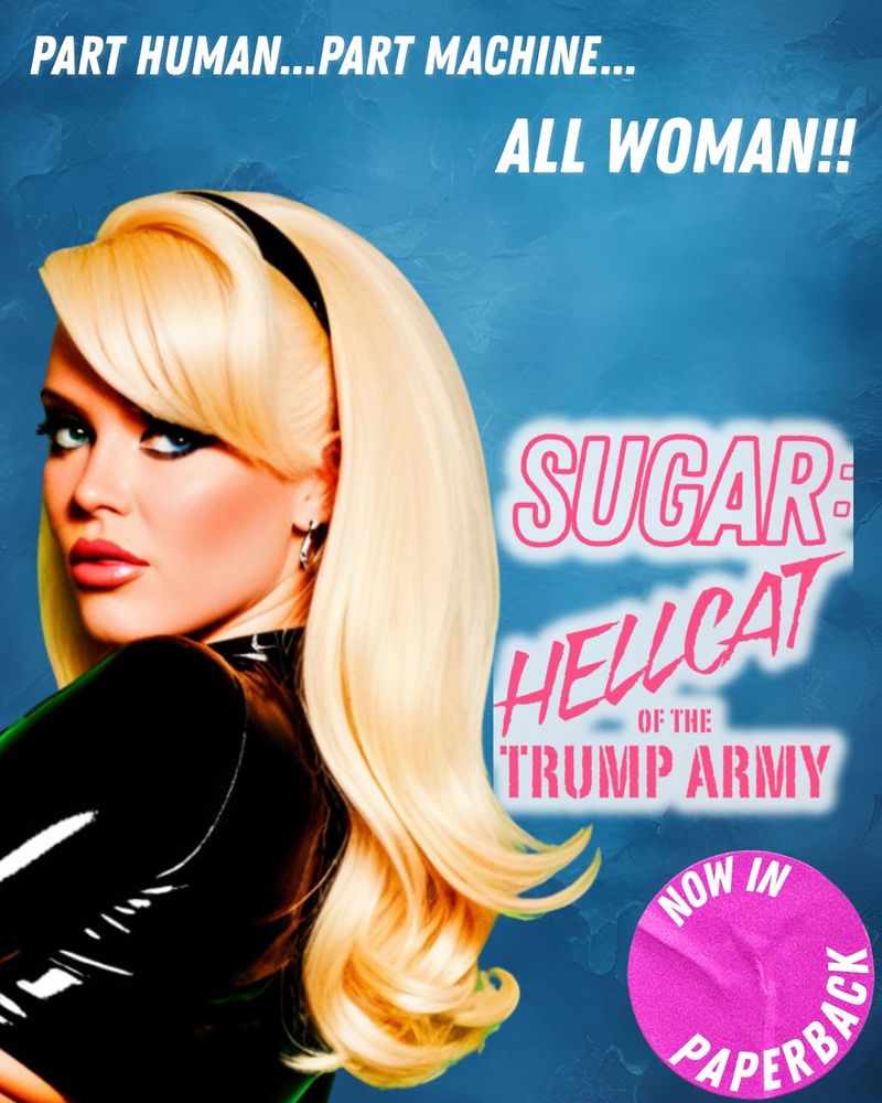 In the year 2525, the world is a shadow of its former self. Humanity clings to survival on a cluster of islands in an endless sea. One nation, one set of customs, one leader's will; this is the only world Sugar has ever known.
A devout servant of the Savior, Donald Trump, she has risen through the ranks to become Captain of the Musk-6, a deep-sea platform tasked with creating land through controlled eruptions.
Brash and driven, Sugar is on the brink of uncovering truths that will change everything she knows about the world, the Savior, and herself.
Some wrongs cannot be forgiven and she's out for revenge.