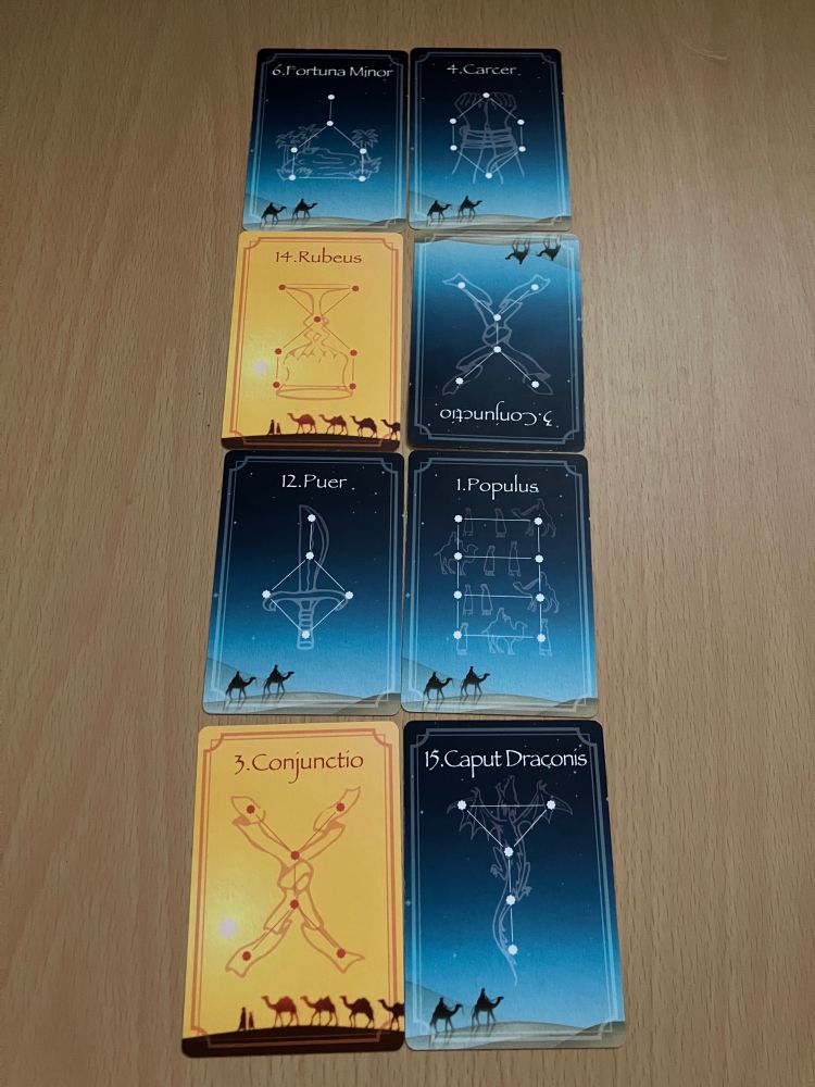 アラビアンジオマンシーカード