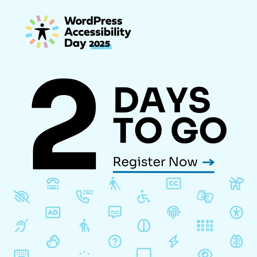2 days to go. Register for WPAD 2025 now.