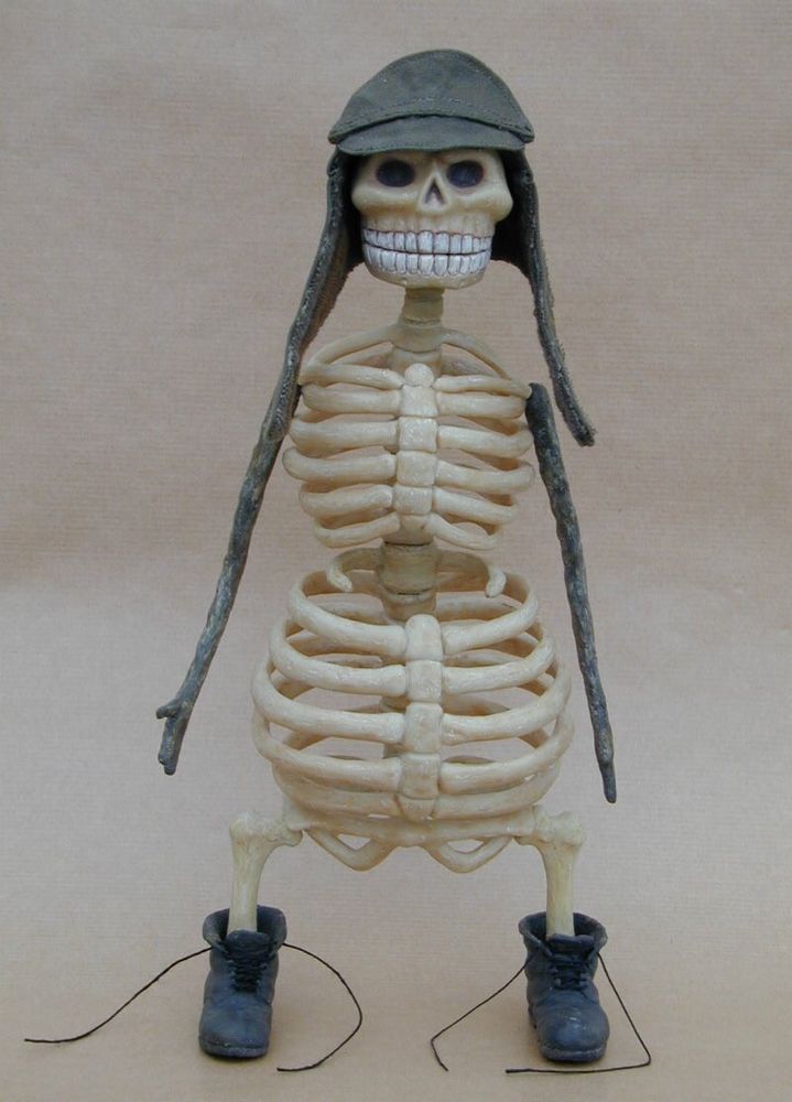 The snowman skeleton from those tea commercials. 