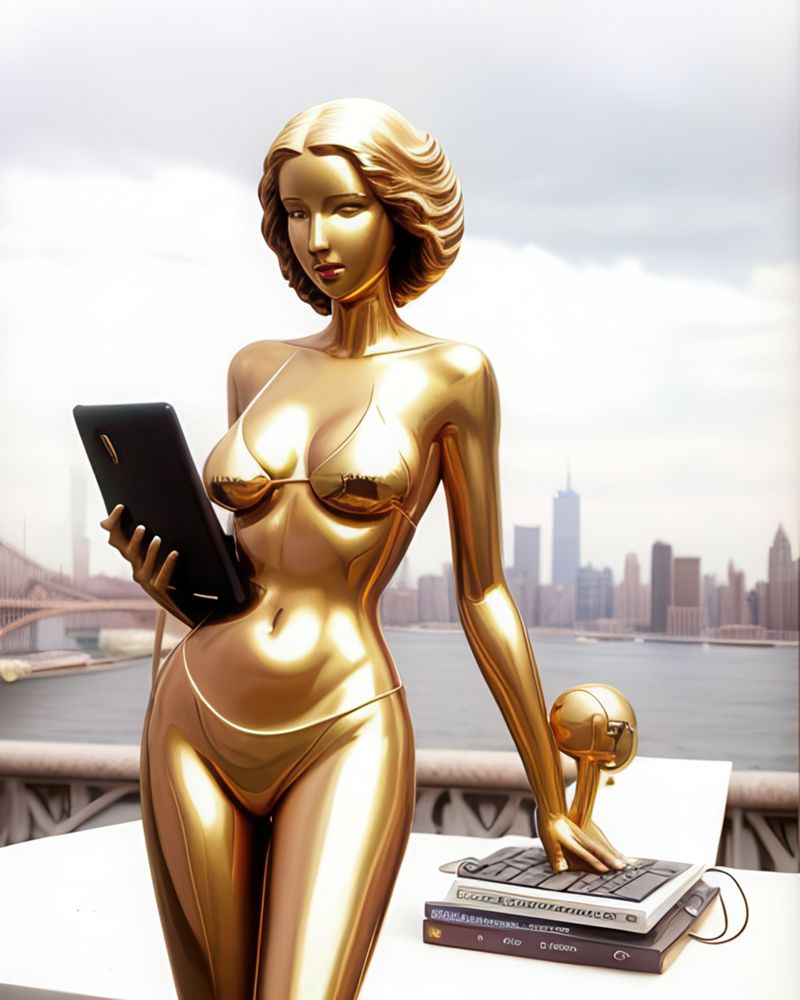 Image of bronze model 