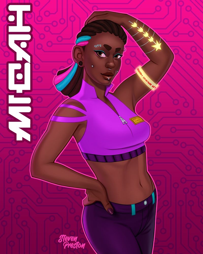 Fan art of Micah, an OC by Starling