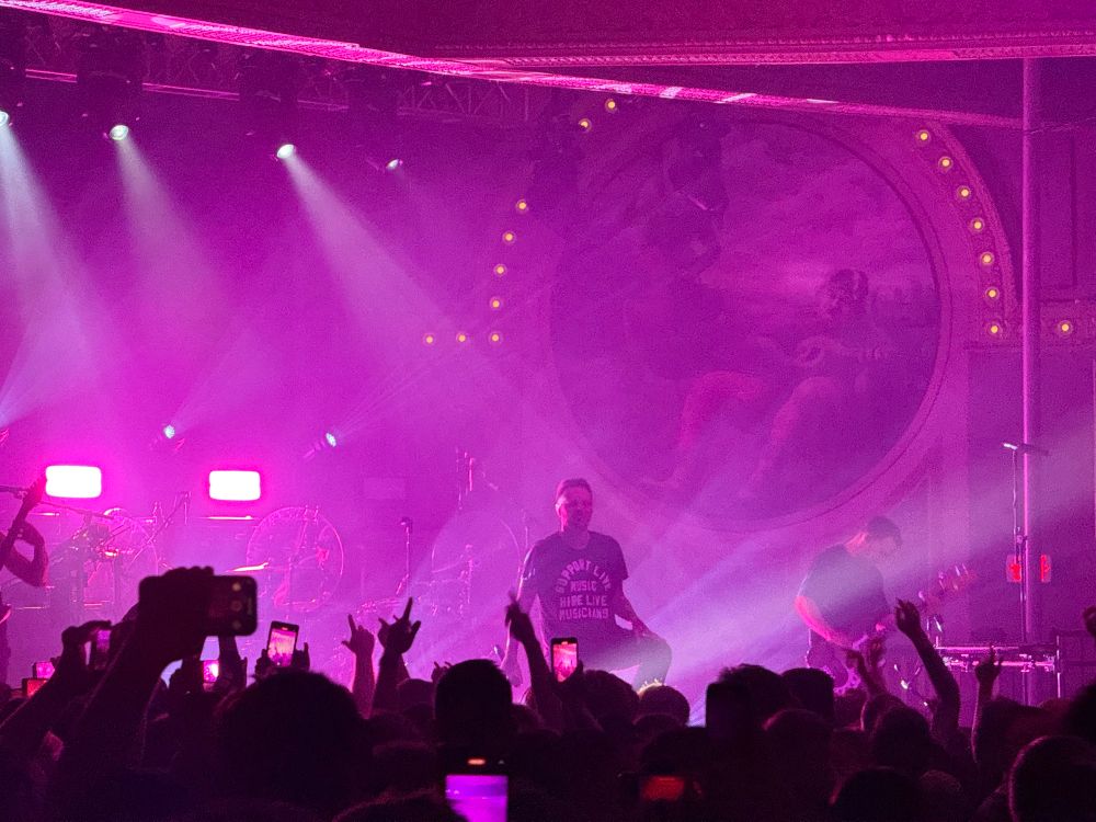 Architects performing at Crystal Ballroom 