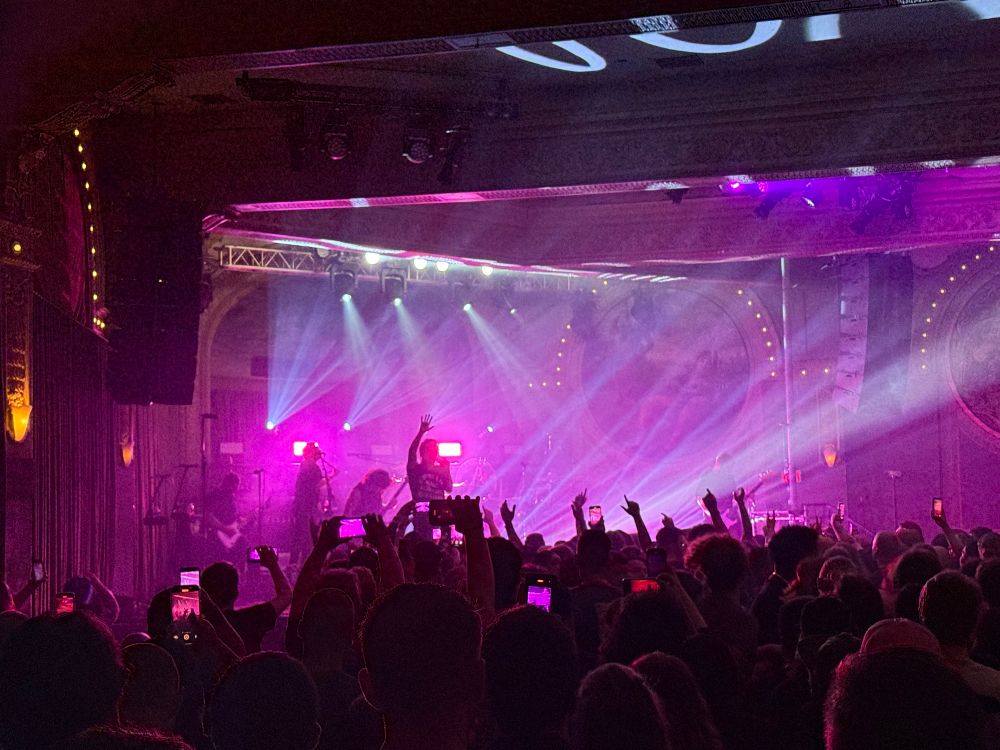 Architects performing at Crystal Ballroom 