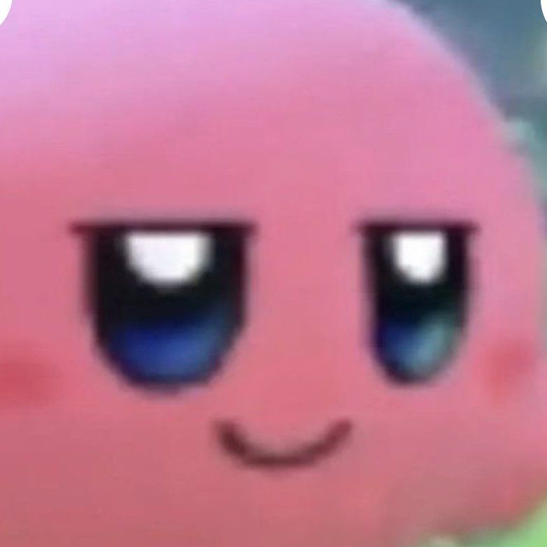 Kirby avec un air goguenard