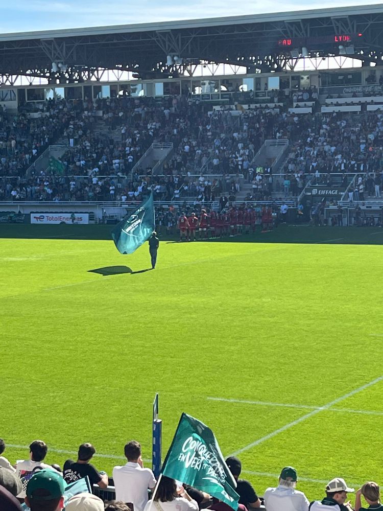 Haie d’honneur avant Pau Lyon