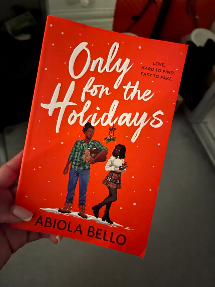 The cover of the book Only for the Holidays by Abiola Bello
