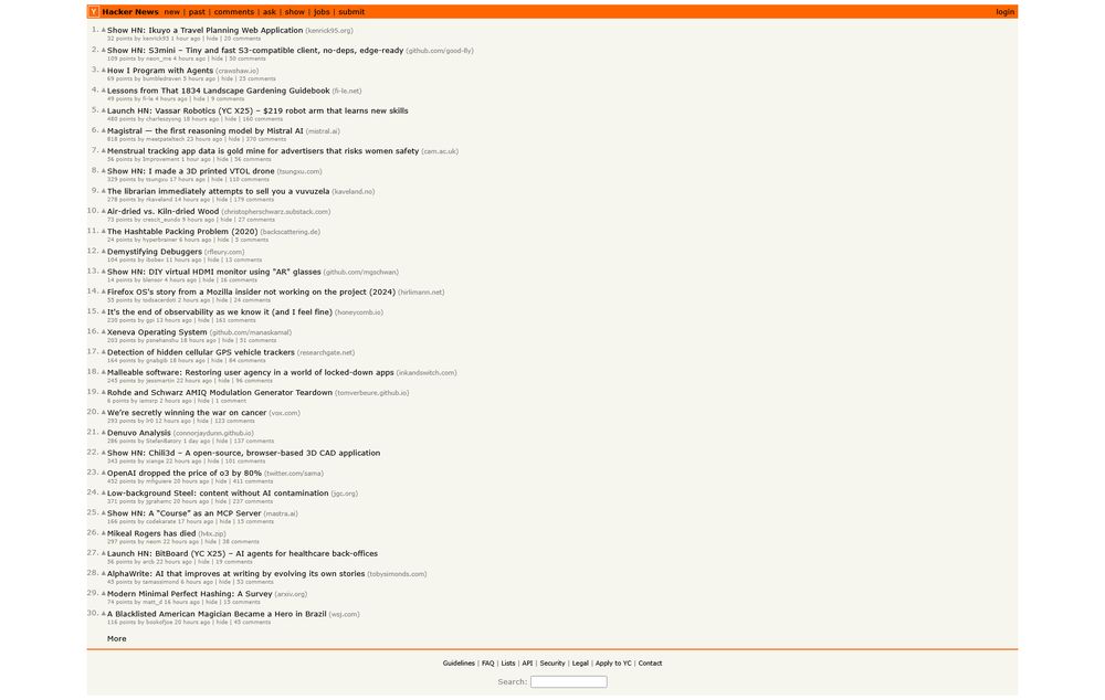 My travel planning application "Ikuyo" ( https://ikuyo.kenrick95.org/ )  is at #1 for the moment at Hacker News