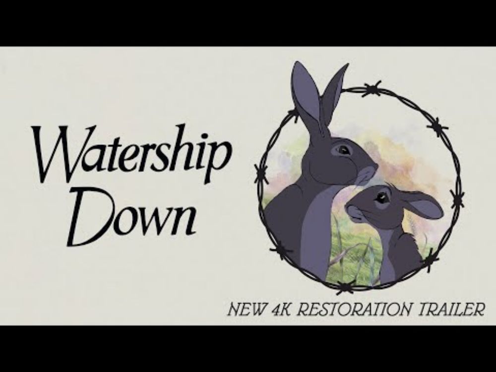 Watership Down trailer | New 4K restoration | In cinemas 25 Oct | On UHD & Blu-ray 11 Nov